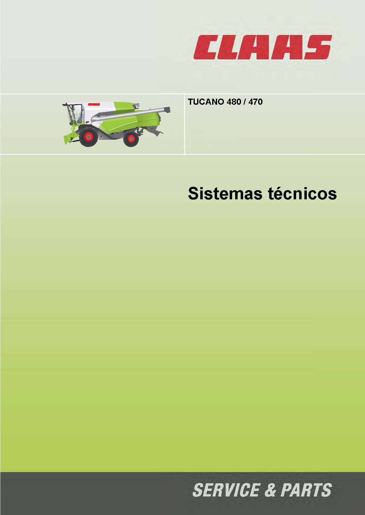 Claas Tucano Combine Pdf Technical Systems Manual Es