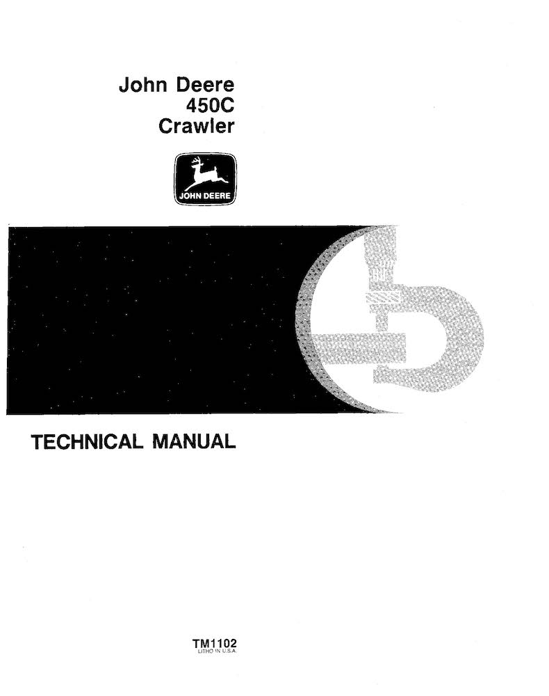 Manual técnico pdf de la topadora sobre orugas John Deere 450C