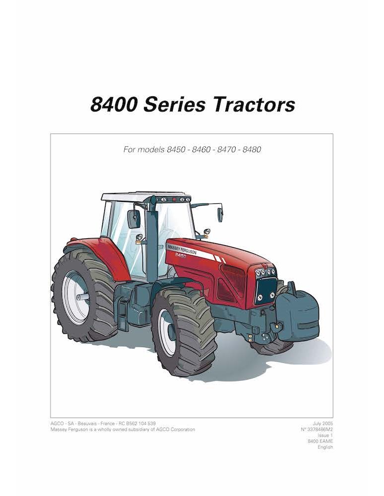 Manual Do Operador Em Pdf Do Trator Massey Ferguson