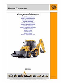 JCB 3C, 3CX, 4CX, 214e S.N. 0960000-2274521  backhoe loader pdf service manual FR