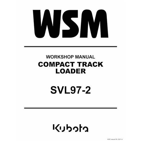 Kubota SVL97-2 compact track loader pdf workshop manual 