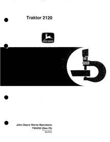 TM4250-DE Manual técnico del tractor John Deere 2120 en formato PDF - Todo incluido DE
