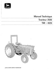TM4251-FR Manual técnico del tractor John Deere 2120 en pdf - todo incluido FR
