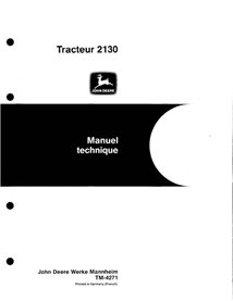 TM4271-FR Manual técnico del tractor John Deere 2130 en formato PDF - Todo Incluido ES