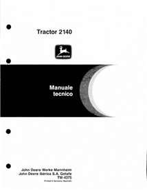 John Deere 2140 tractor pdf technical manual ES