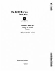 JD-SM2010 Manual de servicio para tractores John Deere 50, 520 y 530 (SM2010)