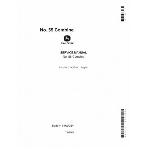 JD-SM2014 Manual de servicio de la cosechadora John Deere 55R (SM2014)