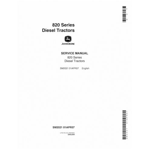 John Deere 80, 820, 830 tractor pdf service manual 