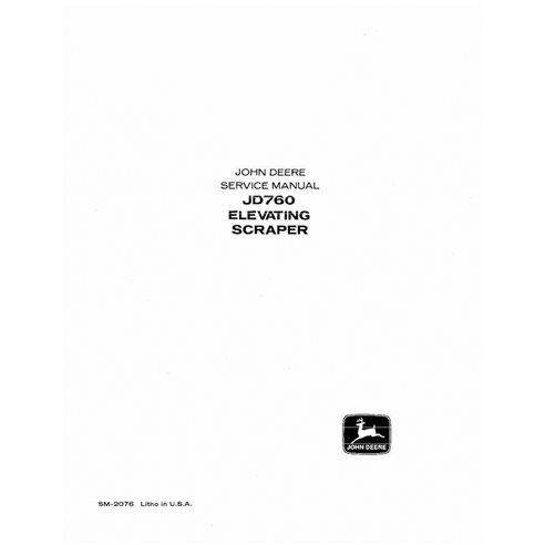 JD-SM2076 John Deere 760 scraper service manual (SM2076)