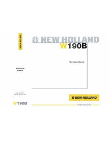 Manual de taller de la cargadora de ruedas New Holland W190B - New Holland Construcción manuales - NH-87614929