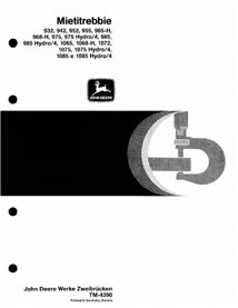 TM4390-IT John Deere 932, 942, 952, 955, 965, 975, 975, 985, 1065, 1068H, 1072, 1075, 1075, 1085 combine technical manual - a...
