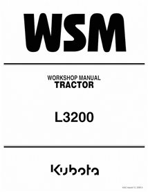 Kubota L3200 tractor pdf workshop manual 