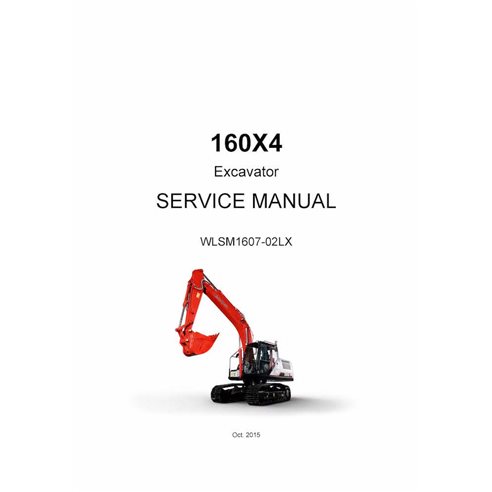 LINK-BELT-WLSM1607-02LX Manual de servicio en formato PDF de la excavadora Link-Belt 160X4