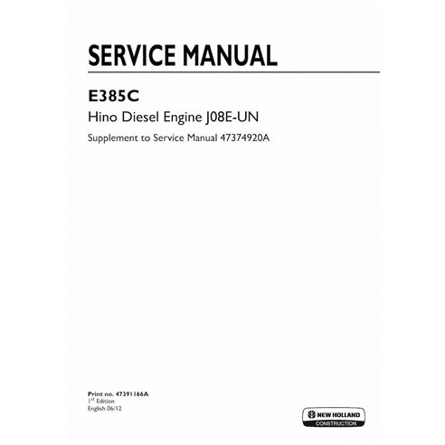 NH-47391166A-SM Manuel d'entretien du moteur HINO J08E-UN au format PDF