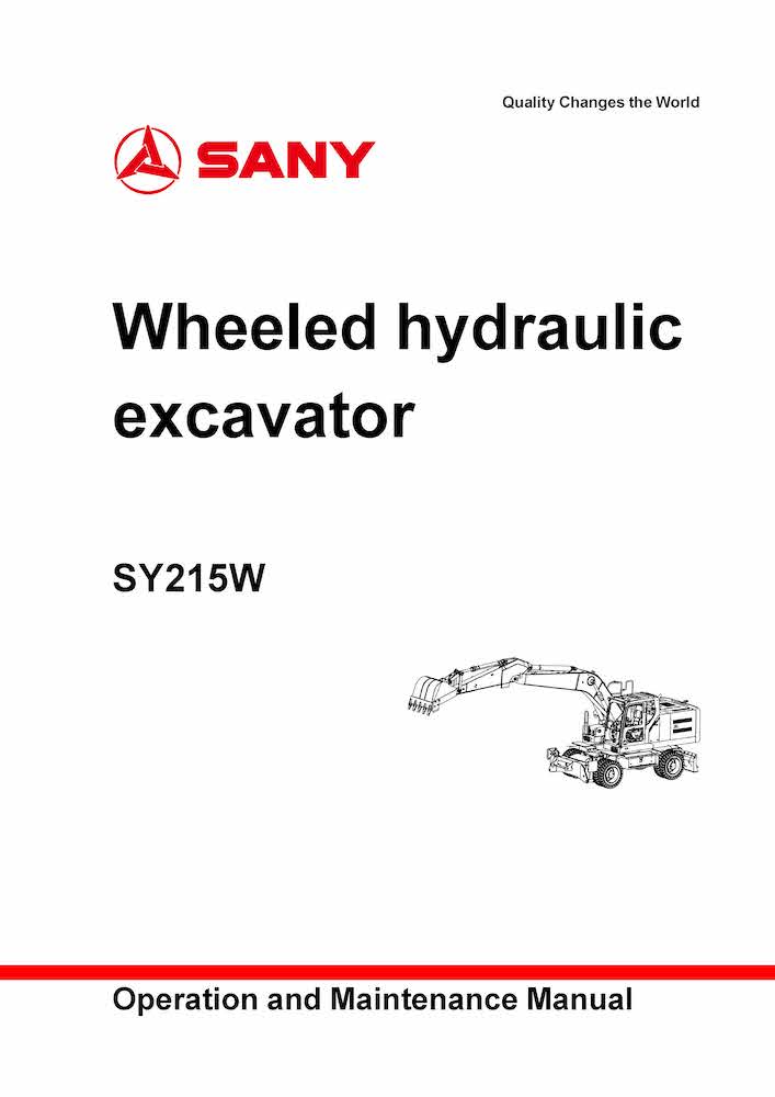 SANY 140 EXCAVATOR SERVICE MANUAL PDF visual data 5