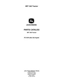 JD-PC13578-MAR20 John Deere 8RT 340 tractors pdf parts catalog