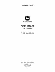 John Deere 8RT 410 tractor pdf parts catalog 