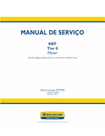 NH-47773305-PT New Holland CNH NEF Tier 0 engine service manual PT (NH)