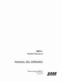 Case SV211 vibratory roller pdf operator's manual ES