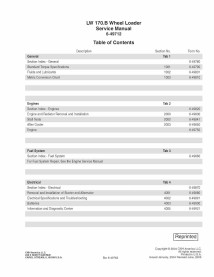 Manual de serviço da carregadeira de rodas New Holland LW 170.B - Construção New Holland manuais - NH-6-49712