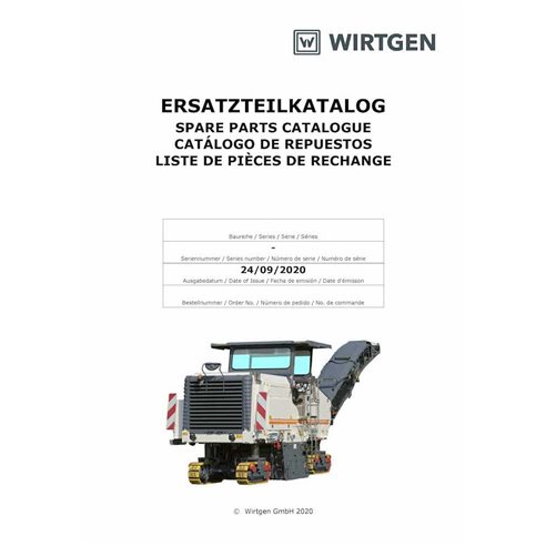 WIRTGEN-0620-W-2000-PC Catálogo de peças em pdf da fresadora Wirtgen W2000 (0620)
