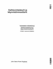 JD-CTM574-FI John Deere Alternators and generators, engine accessories technical manual Fi (CTM574)