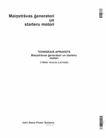 JD-CTM582-LV John Deere Alternators and generators, engine accessories technical manual LV (CTM582)