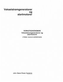 JD-CTM584-NO John Deere Alternators and generators, engine accessories technical manual LV (CTM584)