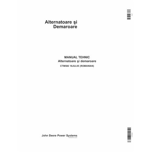 JD-CTM586-RO John Deere Alternators and generators, engine accessories technical manual RO (CTM586)
