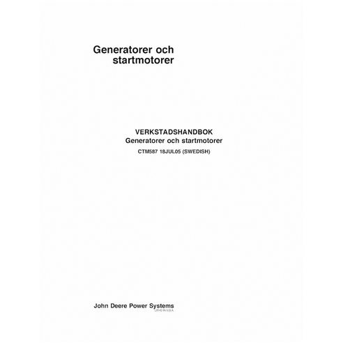 JD-CTM587-SV John Deere Alternators and generators, engine accessories technical manual RO (CTM587)