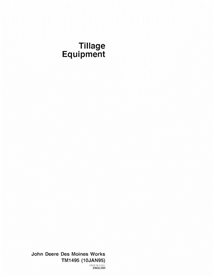 John Deere  tilage equipment pdf technical manual 