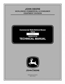 John Deere 7G18 Commercial Walk-Behind mower pdf technical manual 