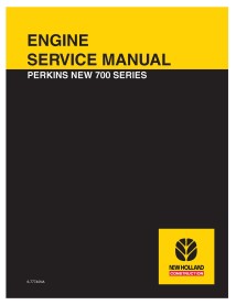 Manual de serviço do motor da nova série 700 da Perkins - Perkins manuais - NH-6-77740NA