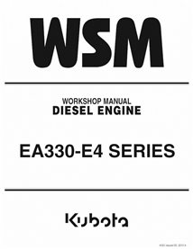KUBOTA-9Y111-10181-WSM Manual de taller en formato PDF del motor Kubota serie EA330-E4