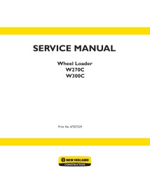 New Holland W270C, W300C wheel loader service manual - New Holland Construction manuals - NH-47357329