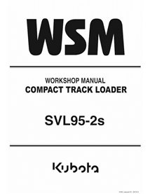 Kubota SVL95-2S compact track loader pdf workshop manual 