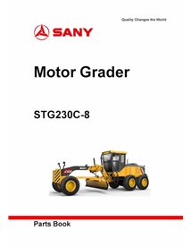 SANY-STG230C-8-PC Sany STG230C-8 grader pdf parts catalog