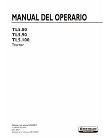 New Holland TL5.80, TL5.90, TL5.100 tractor pdf operator's manual ES