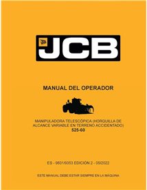 JCB 525-60 loadall pdf operator's manual ES