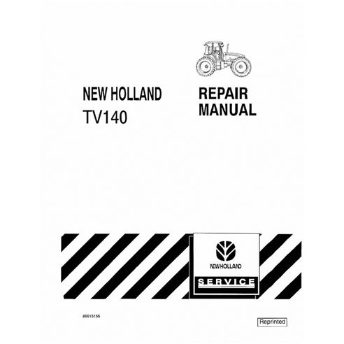 New Holland TV140 tractor pdf repair manual 