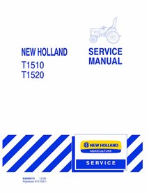 NH-84260810-SM Manuel d'entretien du tracteur New Holland T1510, T1520 au format PDF