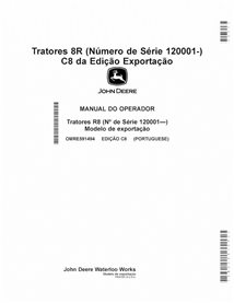 JD-OMRE591494-PT Manuel d'utilisation du tracteur John Deere 8225R, 8245R, 8270R, 8295R, 8320R, 8335R, 8345R, 8370R SN 120000...