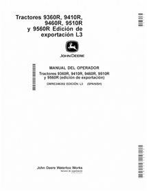 JD-OMRE346392-ES Manual del operador del tractor John Deere 9360R, 9410R, 9460R, 9510R y 9560R ES (OMRE346392)