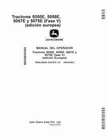 JD-OMSJ36840-ES Manual del operador del tractor John Deere 5050E, 5058E, 5067E y 5075E (Etapa V) UE (PDF) ES