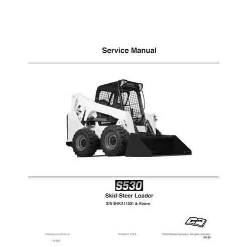 Bobcat S530 skid steer loader pdf service manual 