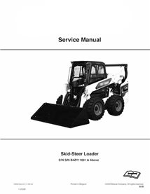 Manual de serviço em pdf da minicarregadeira Bobcat S76