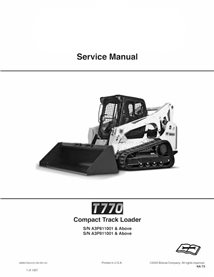 Bobcat T770 compact track loader pdf service manual 