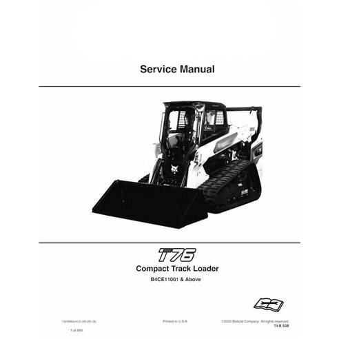Bobcat T76 compact track loader pdf service manual 