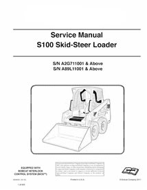 Bobcat S100 skid steer loader pdf service manual 