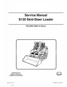 Manual de serviço em pdf da minicarregadeira Bobcat S130